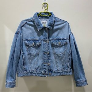 Oversized Vintage style Zara NWOT jean denim jacket